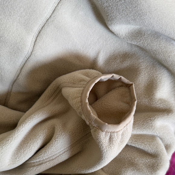 Aritzia Golden Polartec Mockneck Hoodie and Shorts Set - Picture 7 of 10